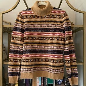 Red Fleece (Brooks Brothers) Fair Isle Sweater
